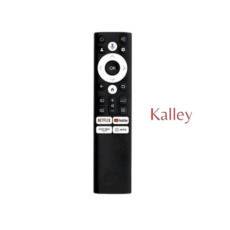 GENERICO - Control Remoto TV Kalley  OLP -115 sin comando de Voz