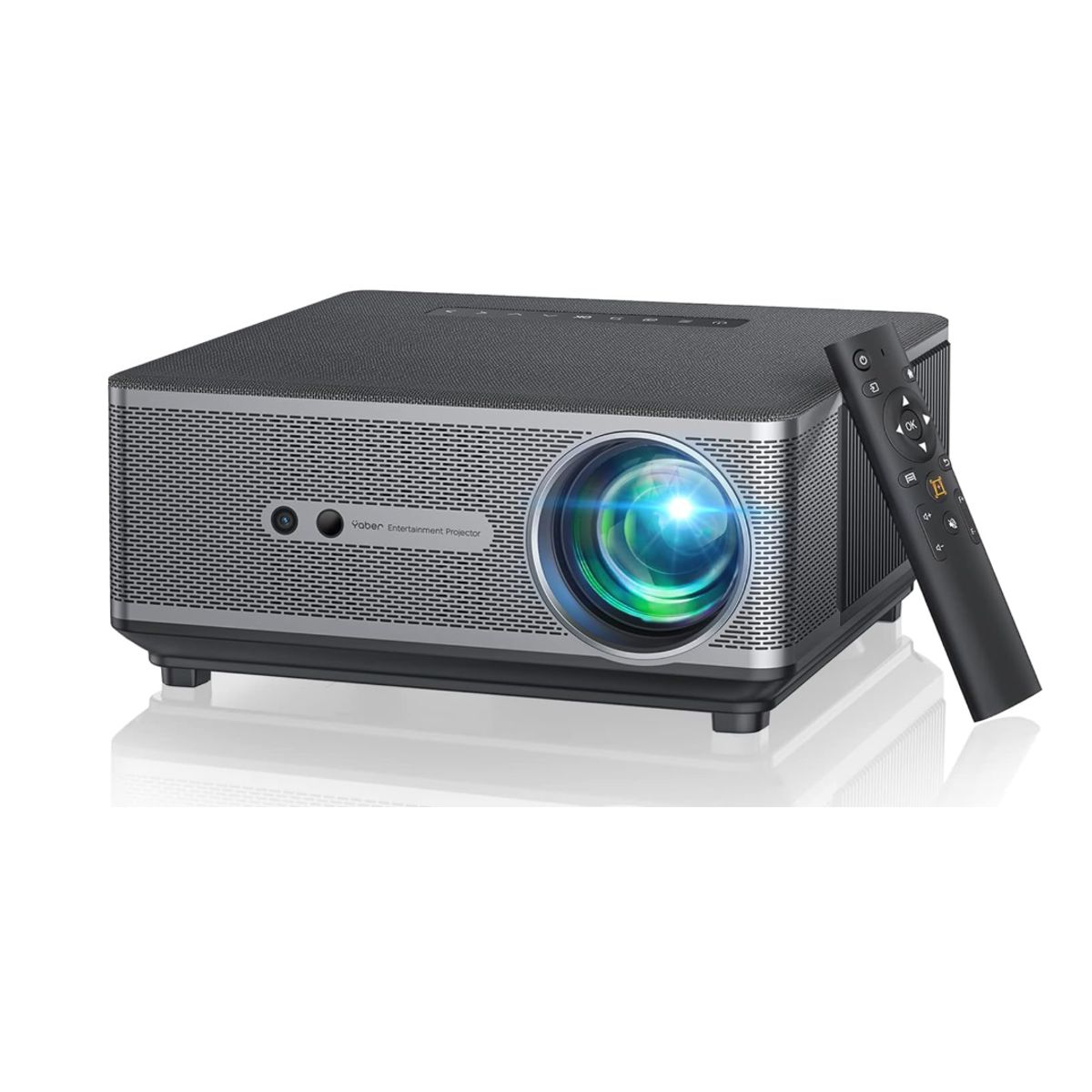 ELEGANT - YABER Proyector K1 650 ANSI Ultra brillante, proyector de cine en casa