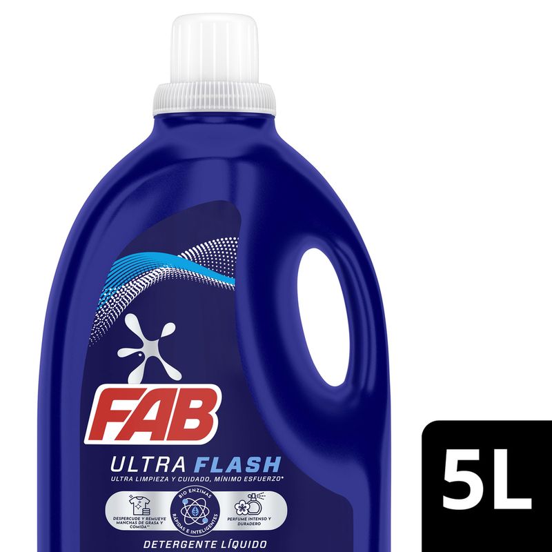 FAB - Detergente FAB Liquido ULTRA Botella 5L