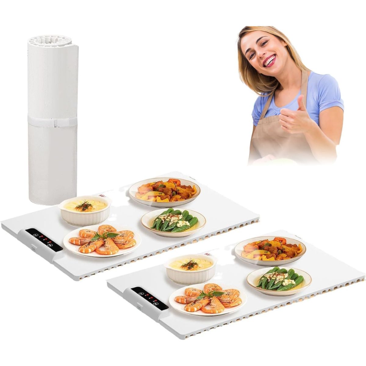 GENERICO - Tapete Calentador Eléctrico para Mantener Comida Caliente