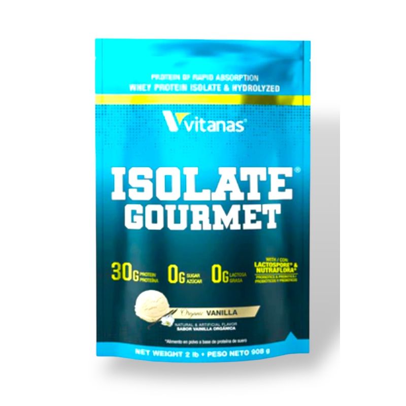VITANAS - PROTEINA ISOLATE GOURMET  2 LB SABOR VAINILLA LAB VITANAS