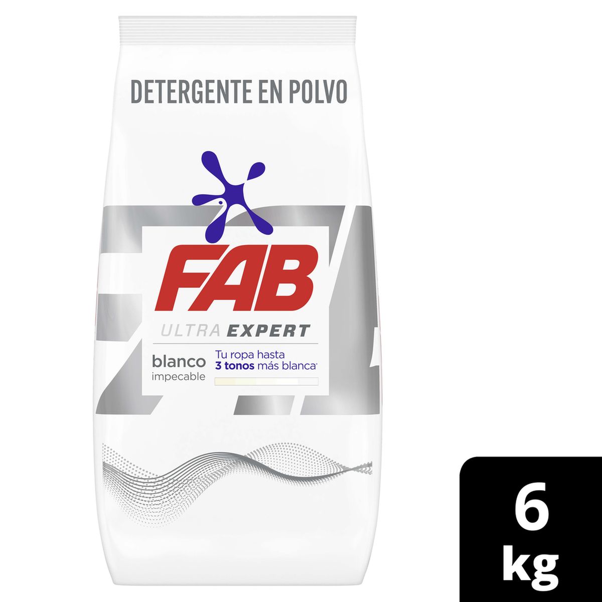 FAB - Detergente FAB Polvo ULTRA BLANCO 6KG