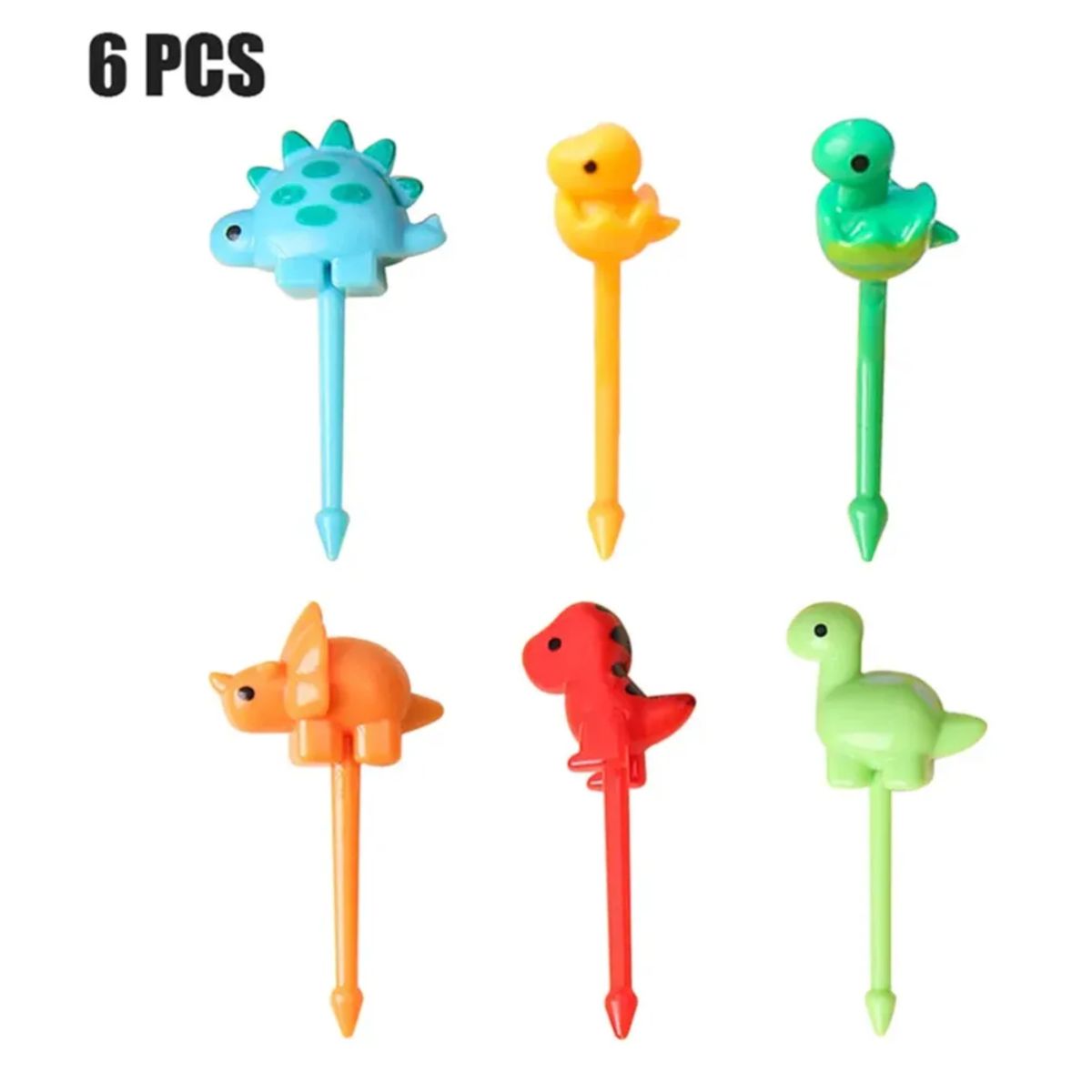 GENERICO - Palillos Pinchos Dinosaurio Para Niños Ideal Para Lonchera