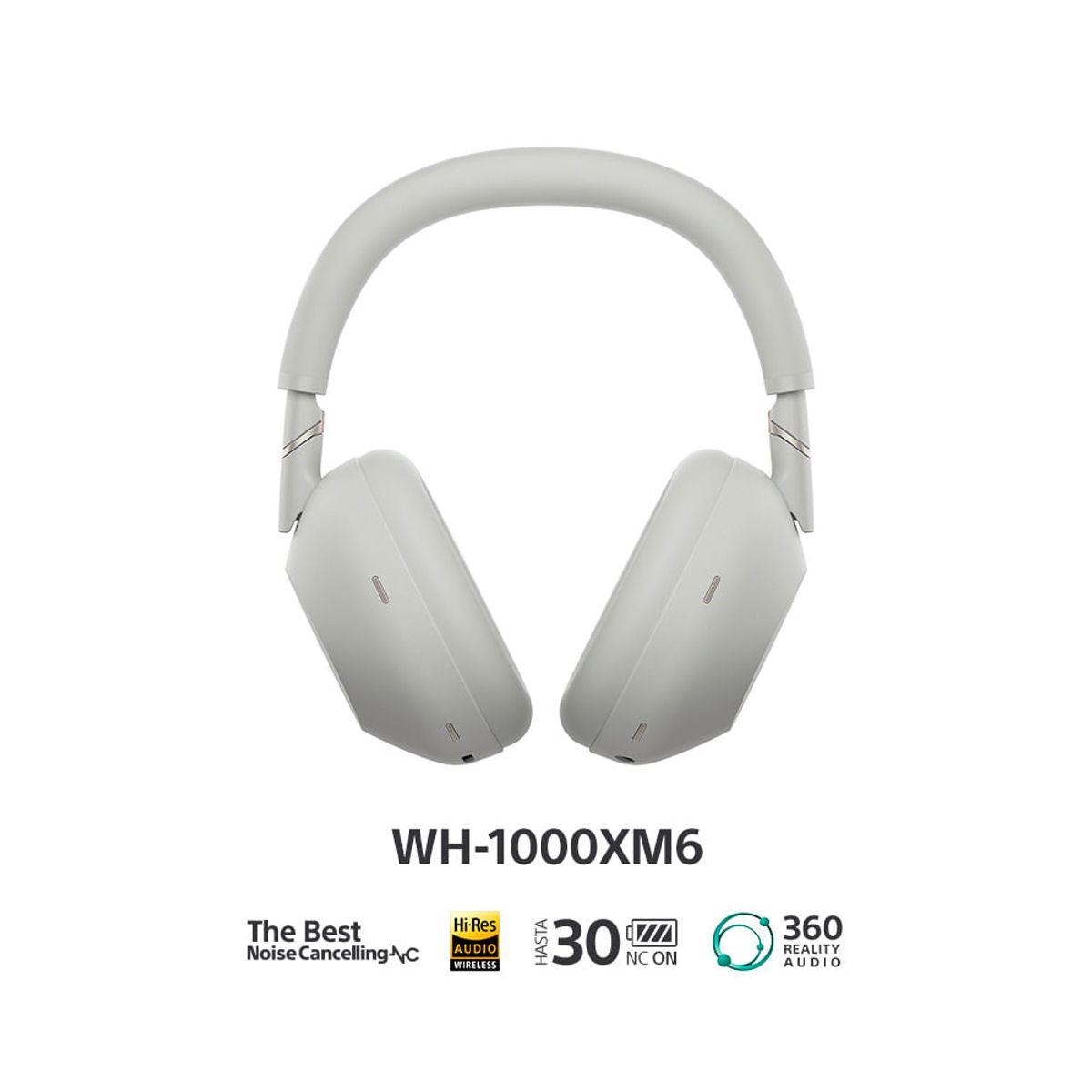 SONY - Audífonos inalámbricos con noise cancelling WH-1000XM6