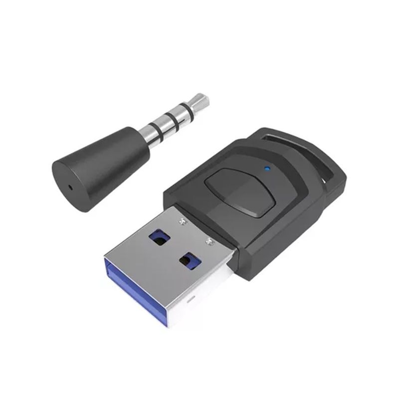 GENERICO - Adaptador usb bluetooth PC  PS4 y PS5 para auriculares bluetooth