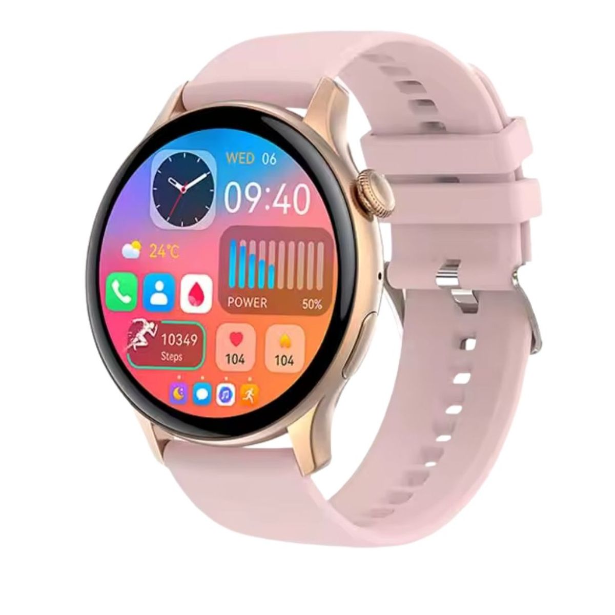 LEMFO - Reloj Inteligente Comple HK85 Con Monitor Salud Bluetooth Smartwatch