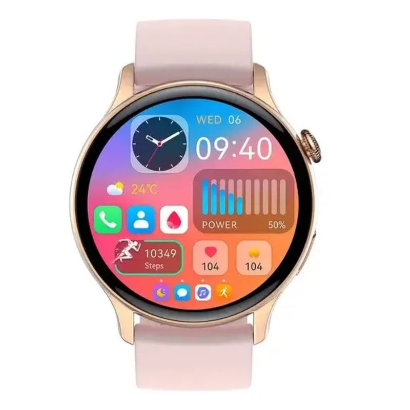 LEMFO - Reloj Inteligente Comple HK85 Con Monitor Salud Bluetooth Smartwatch