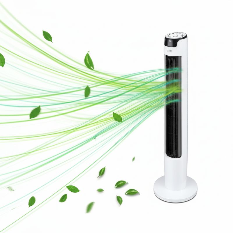 KALLEY - Ventilador de Torre Ahorrador Premium Digital Kalley 45 W  de 111 cm