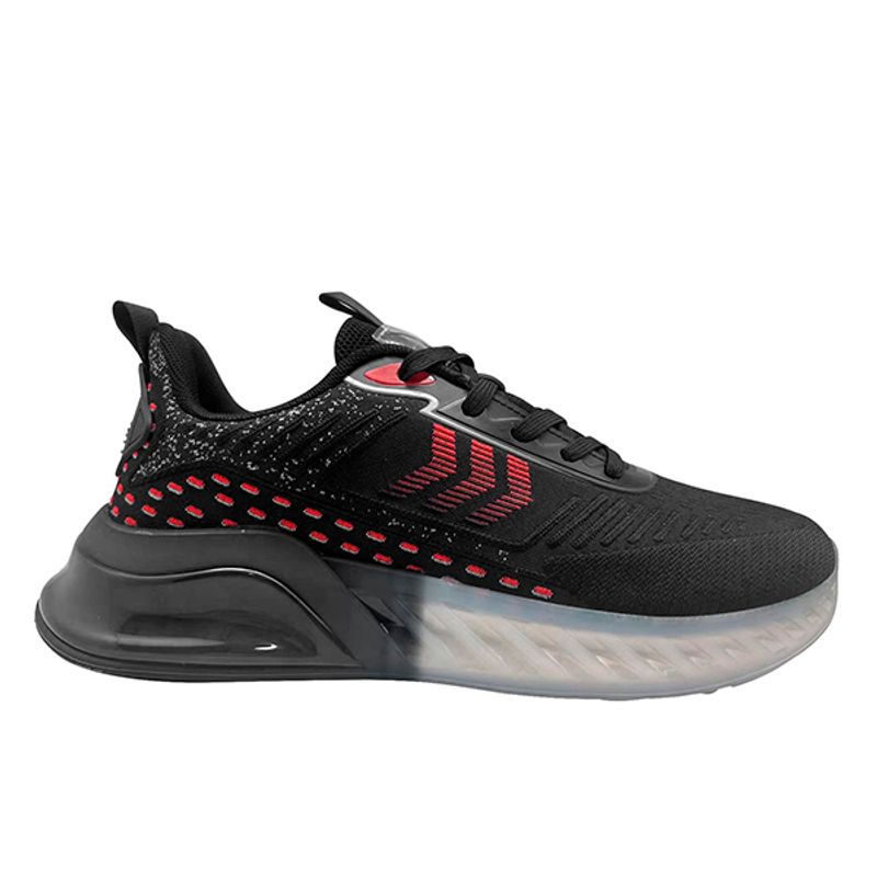 GENERICO - Tenis Deportivo Origen Nankin Ath  M02 Negro Rojo