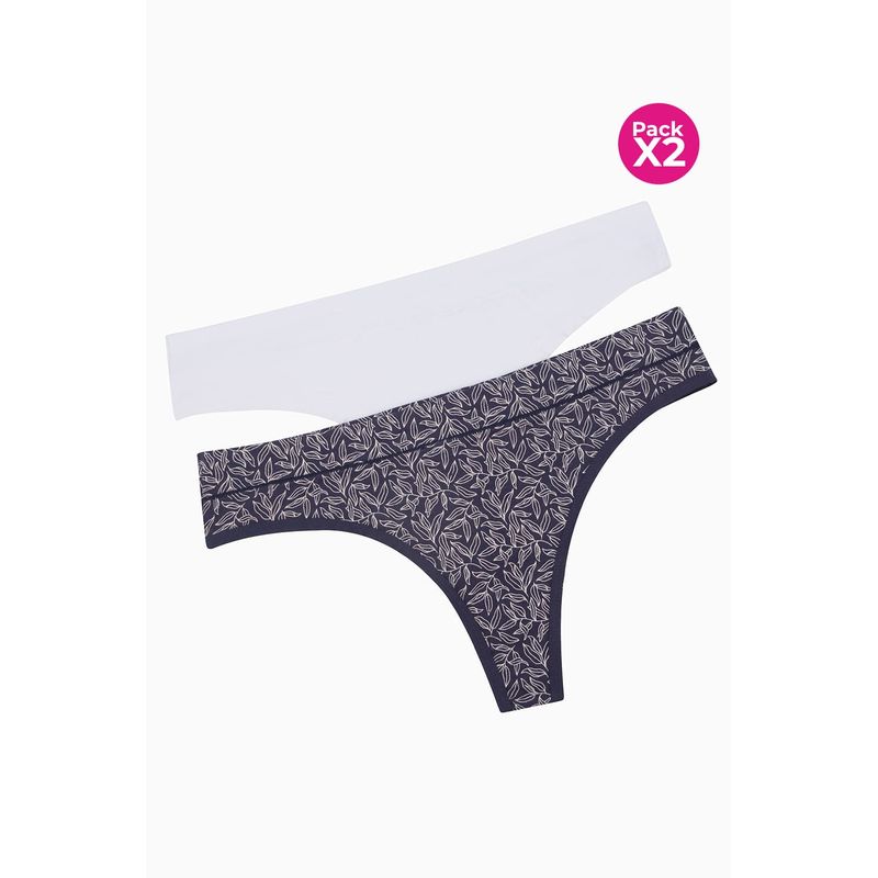 LILI PINK - Panty tipo brasilera paquete x2 en algodón