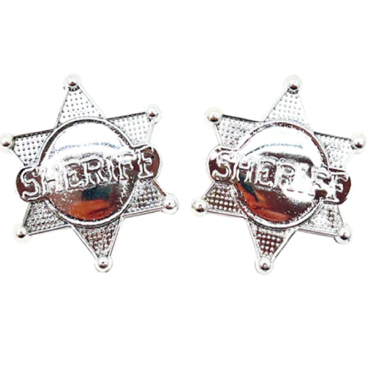 GENERICO - Placa Sheriff Estrella Fiesta Toy Story Insignia Vaquero X6