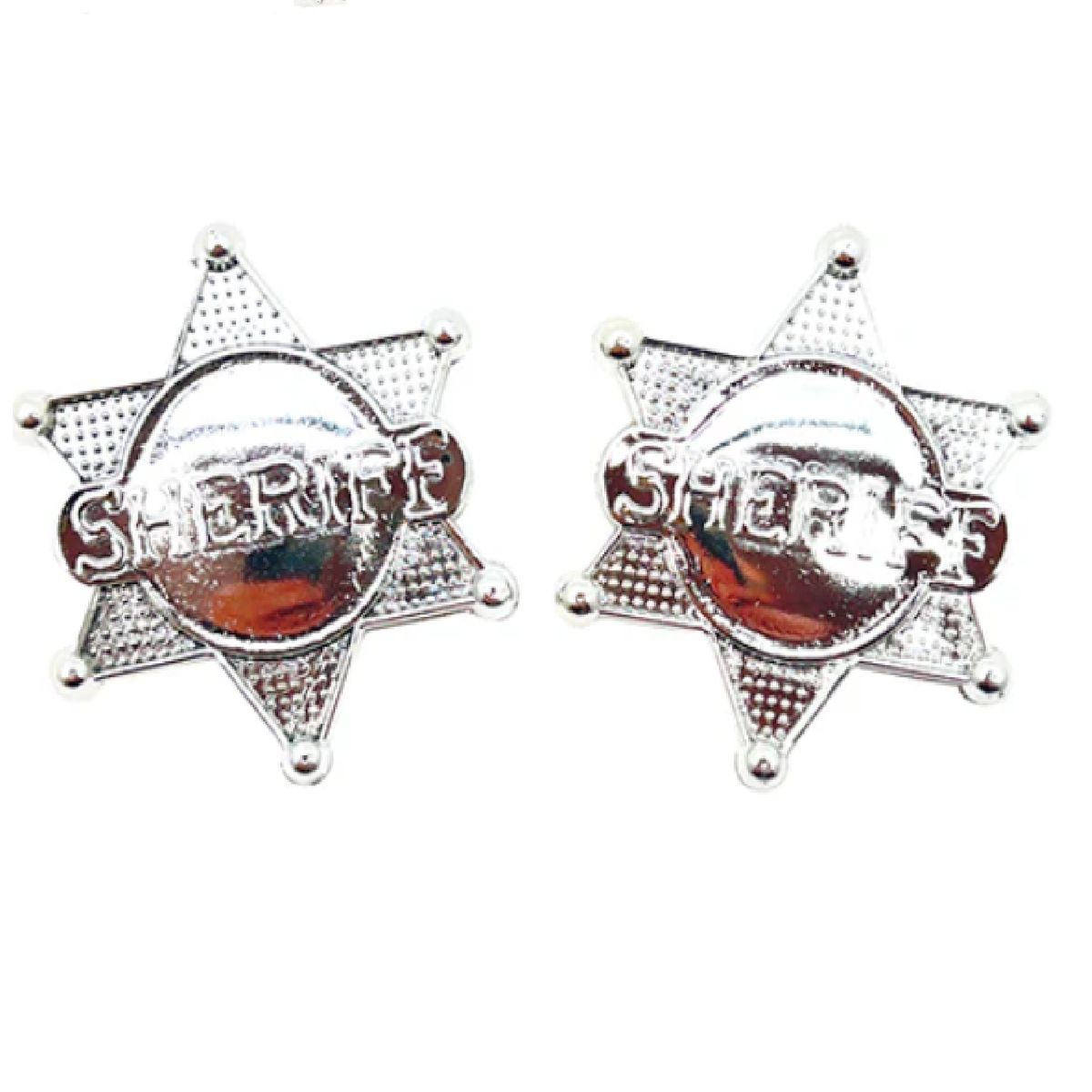 GENERICO - Placa Sheriff Estrella Fiesta Toy Story Insignia Vaquero X6