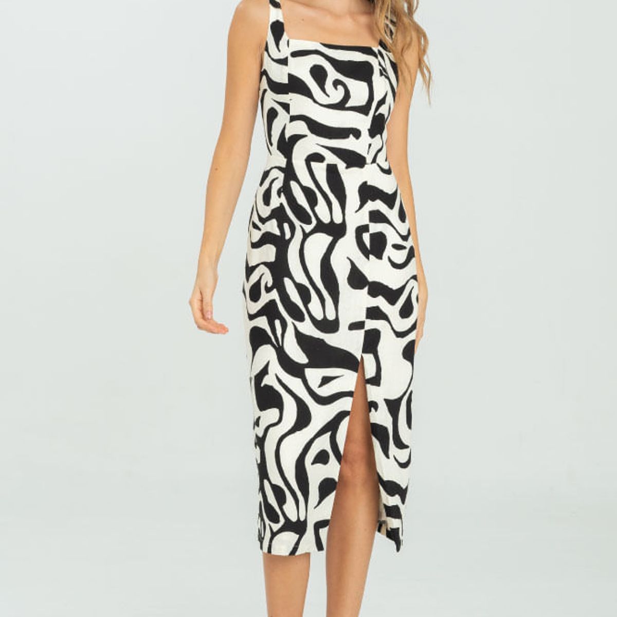 RAGGED - Vestido hally Negro Ragged