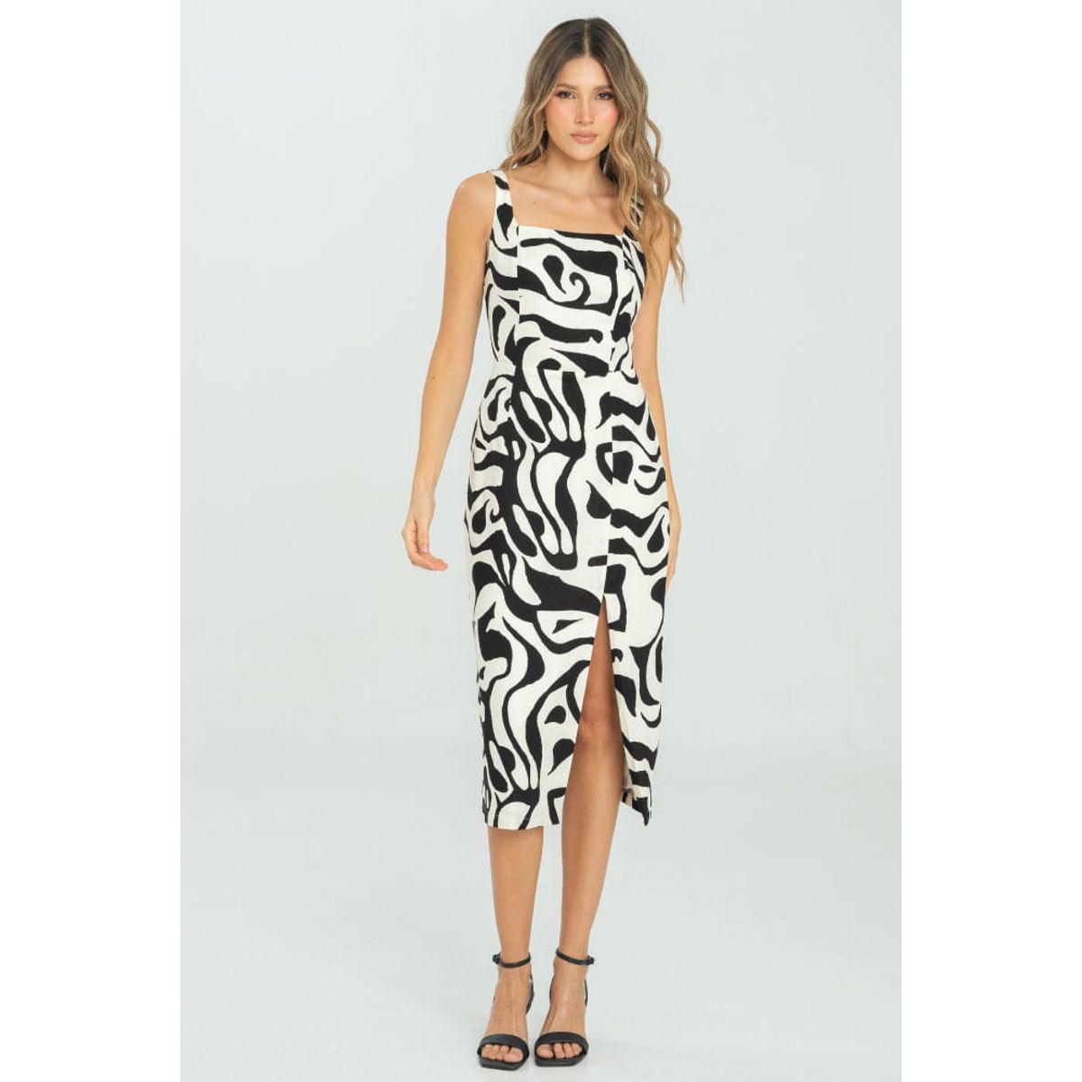 RAGGED - Vestido hally Negro Ragged