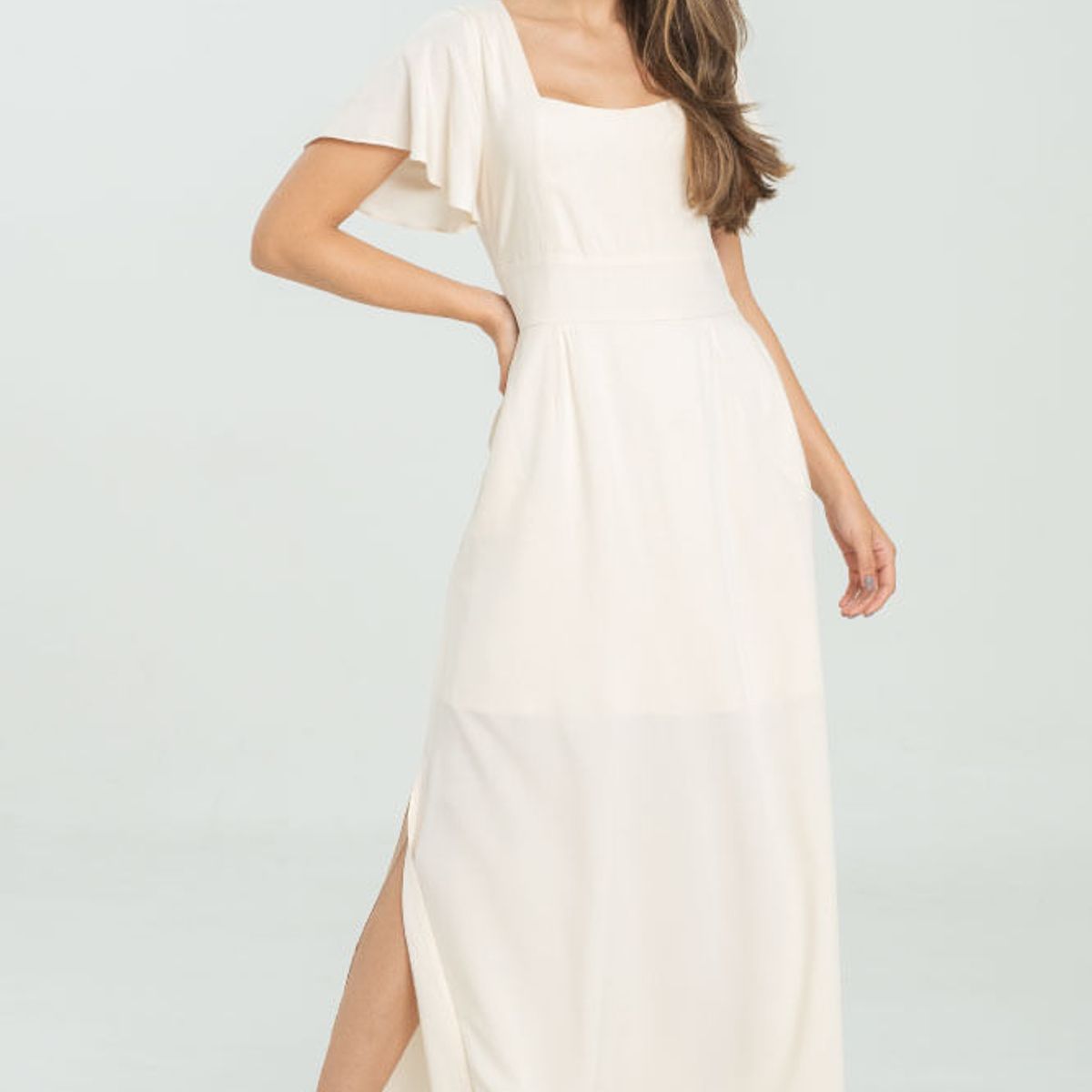 RAGGED - Vestido lara Beige claro Ragged