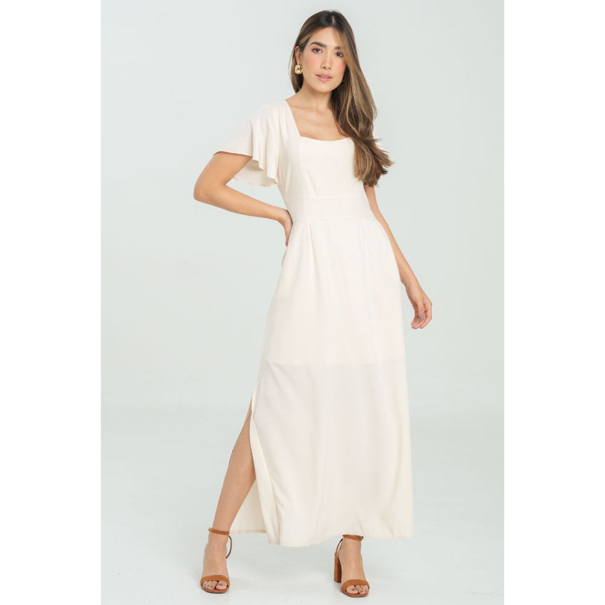 RAGGED - Vestido lara Beige claro Ragged