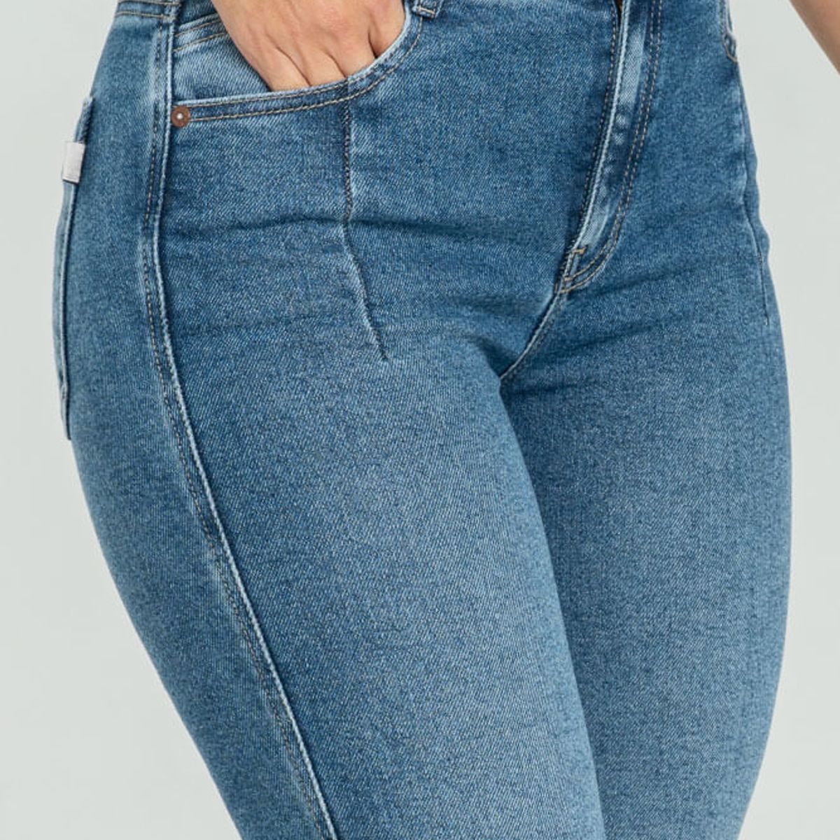 RAGGED - Jeans mom pinzas Azul medio Ragged