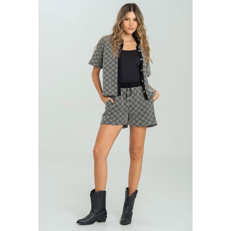RAGGED - Short kaylee Negro Ragged