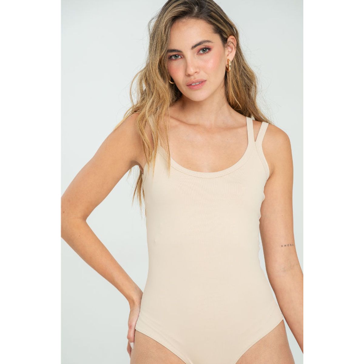 RAGGED - Body maggie Beige claro Ragged