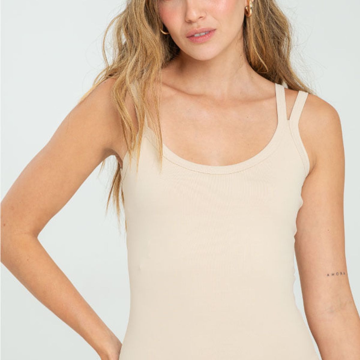 RAGGED - Body maggie Beige claro Ragged