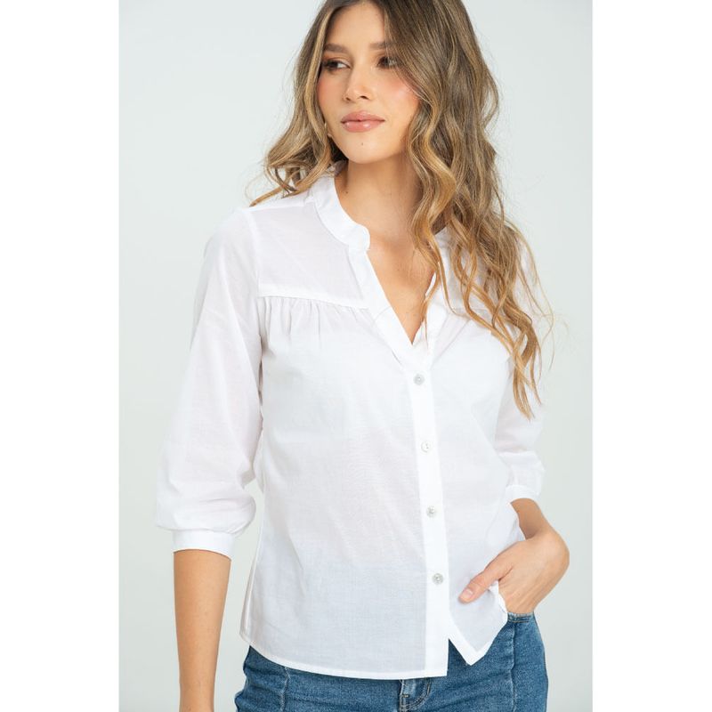 RAGGED - Camisa nicole Blanco Ragged