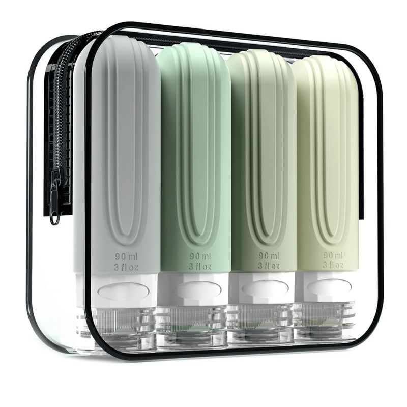 GEF - Kit Botellas Silicona Viajes