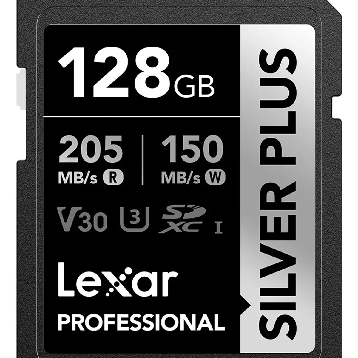 LEXAR - Memoria SD Lexar 128 Gb Silver Plus 205 Mb/s