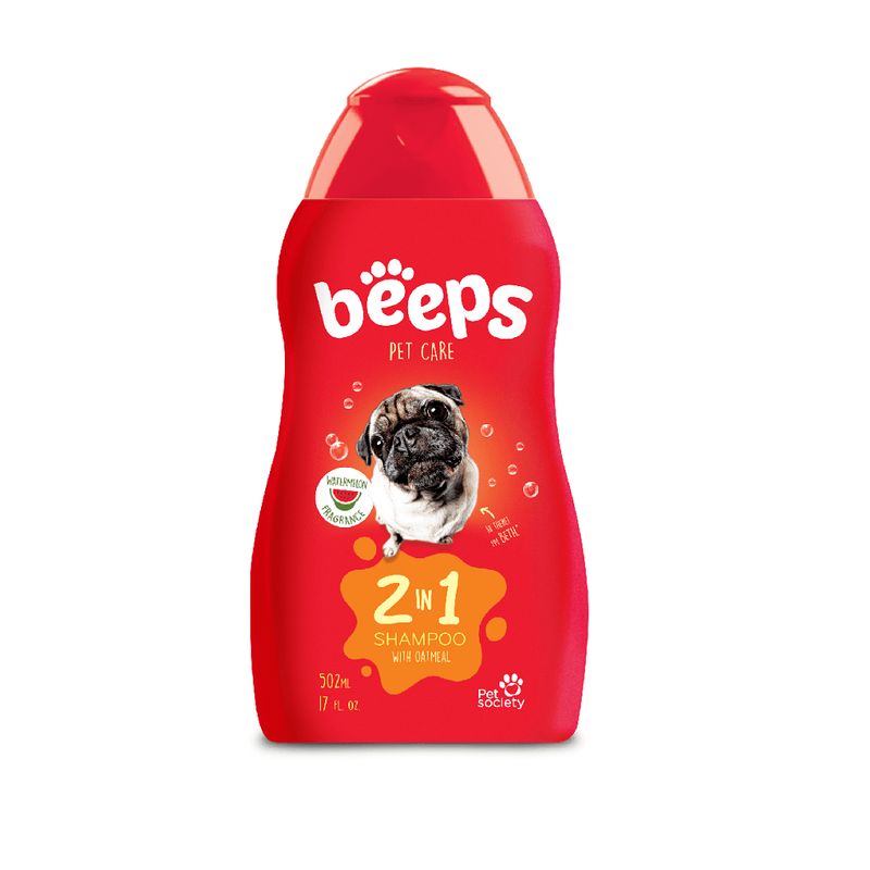 GENERICO - Champú Beeps 2 en 1 para Perros – 502 ml
