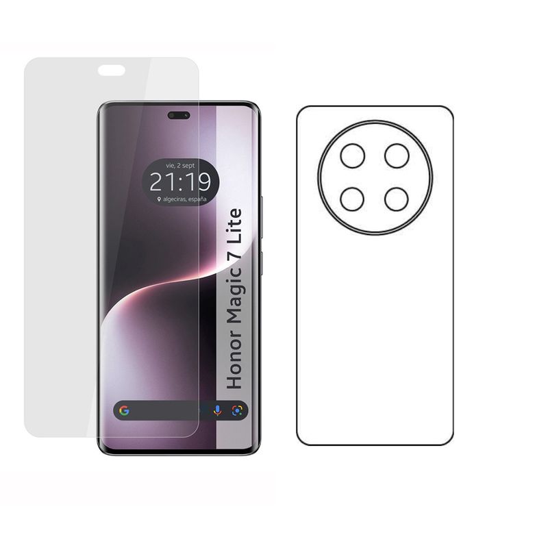 GENERICO - Protector Pantalla Y Trasero Hidrogel Para Honor Magic 7 Lite