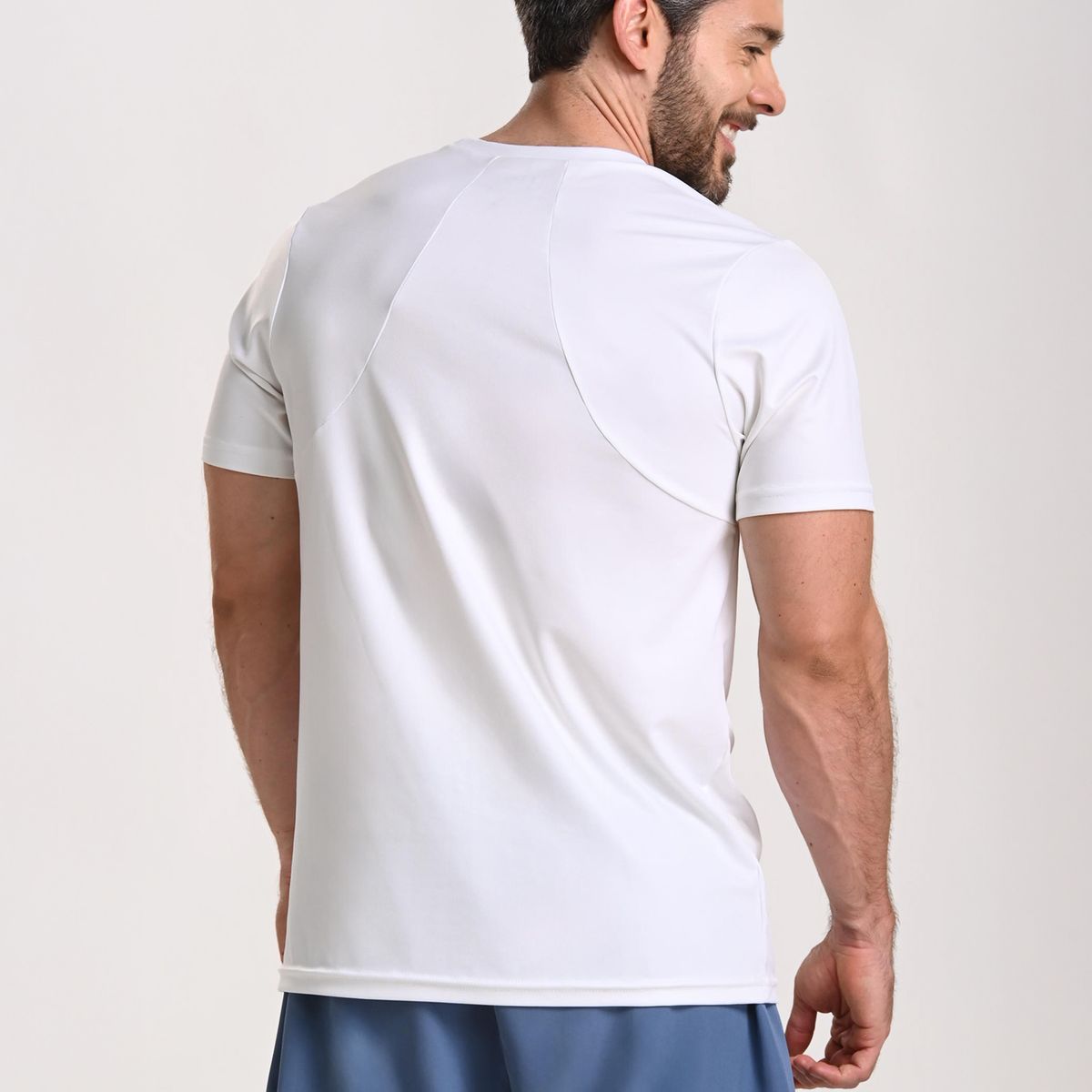 BELIFE - Camiseta manga corta ivory para hombre