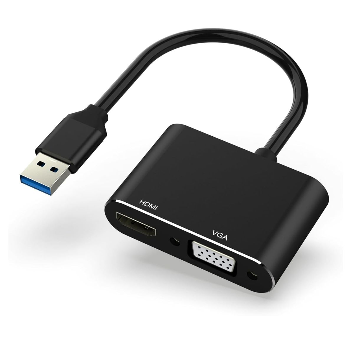GENERICO - Adaptador Conversor Usb 3.0 A Hdmi / Vga 1920x1080p - 5201b