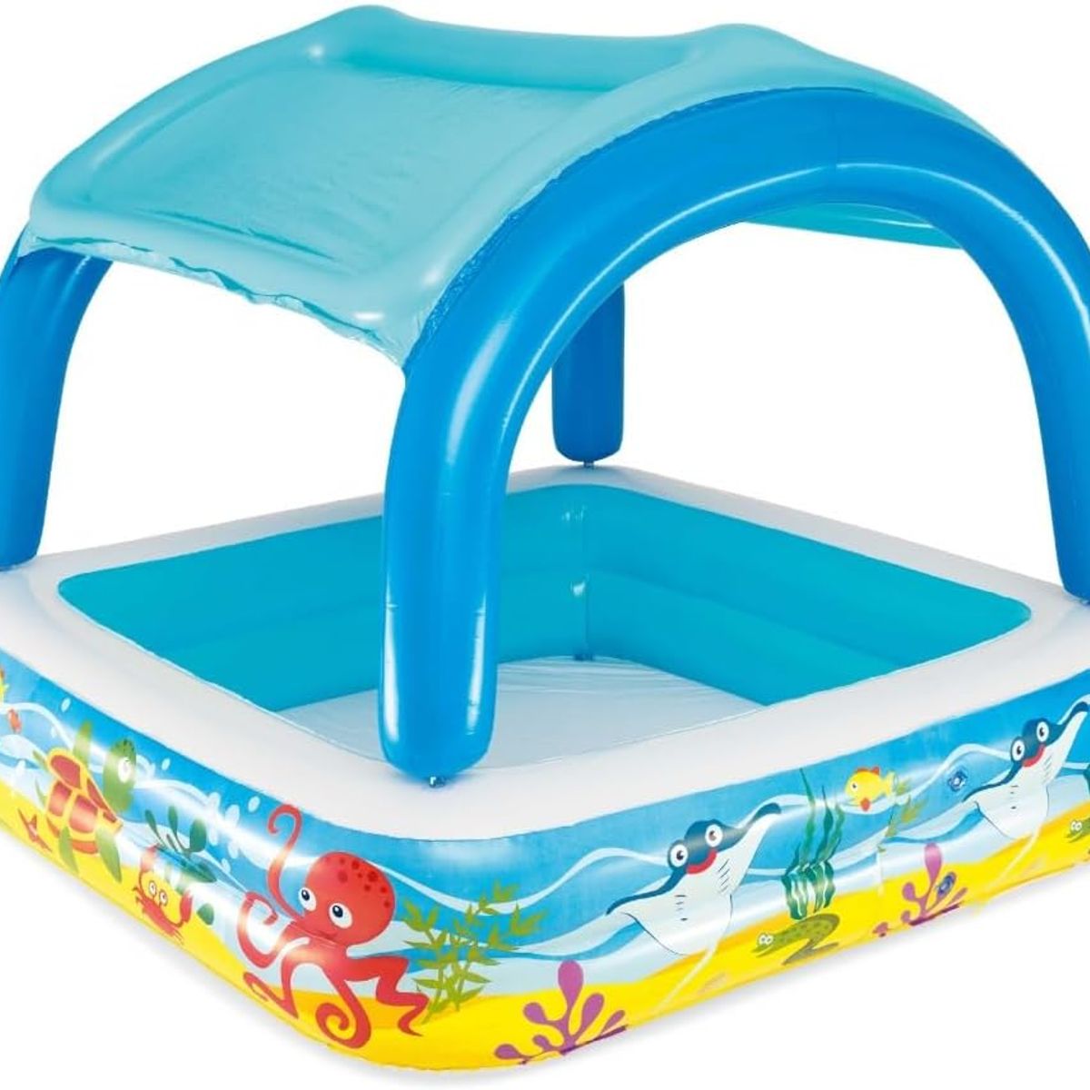 BESTWAY - Piscina Inflable Cuadrada Bestway Con techo 52192 265l