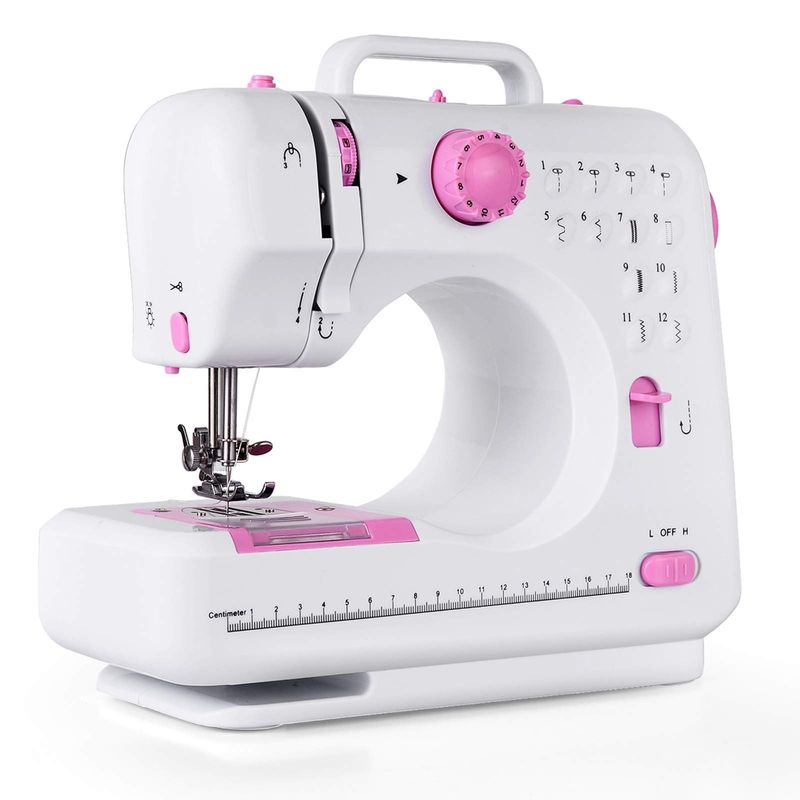 GENERICO - "Maquina De Coser Portatil 12 Costuras 2 Cambios One Pixel"