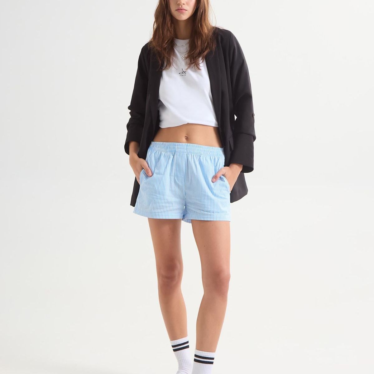 SEVEN SEVEN - Short Para Mujer Relax Color Azul Claro Marca Seven Seven #28191054