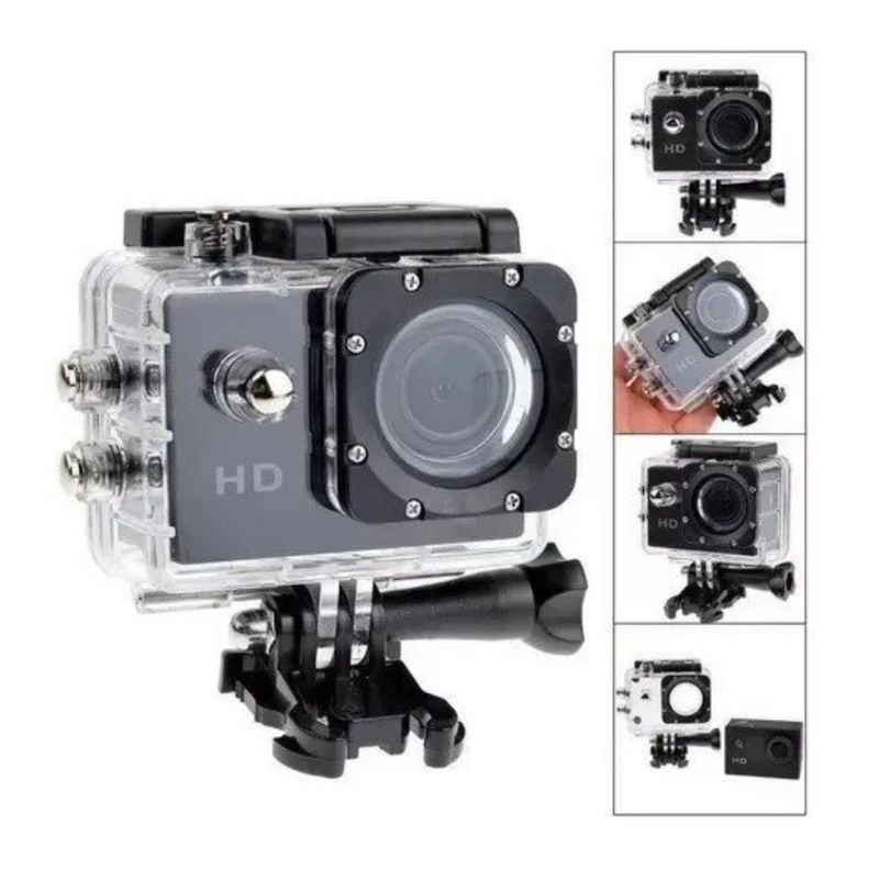 GENERICO - Cámara Sport HD Sumergible 1080p para moto