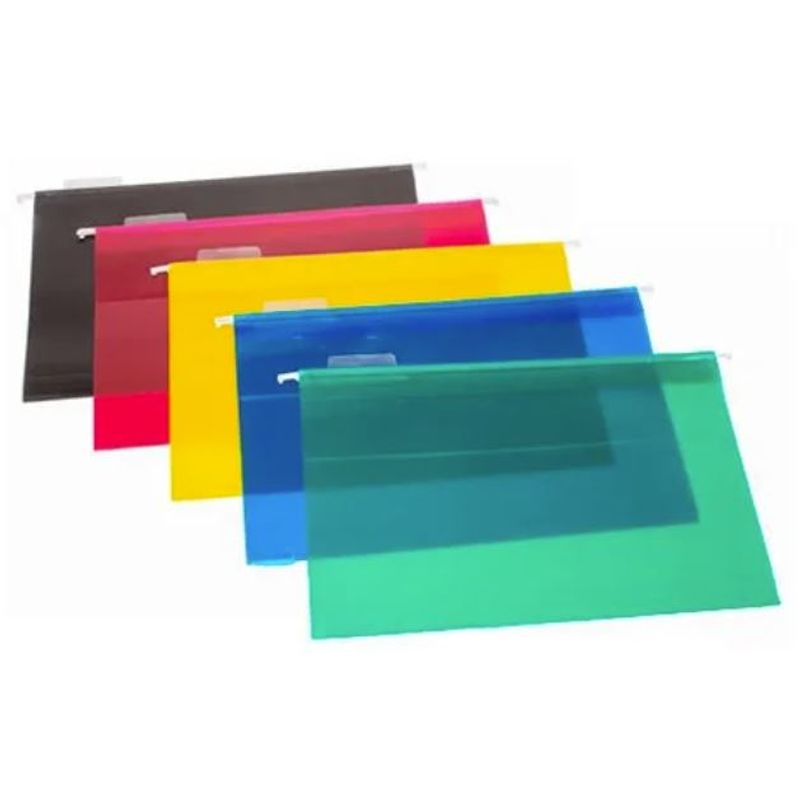 GENERICO - Carpetas Colgantes Oficio Plastica X 5 Unidades