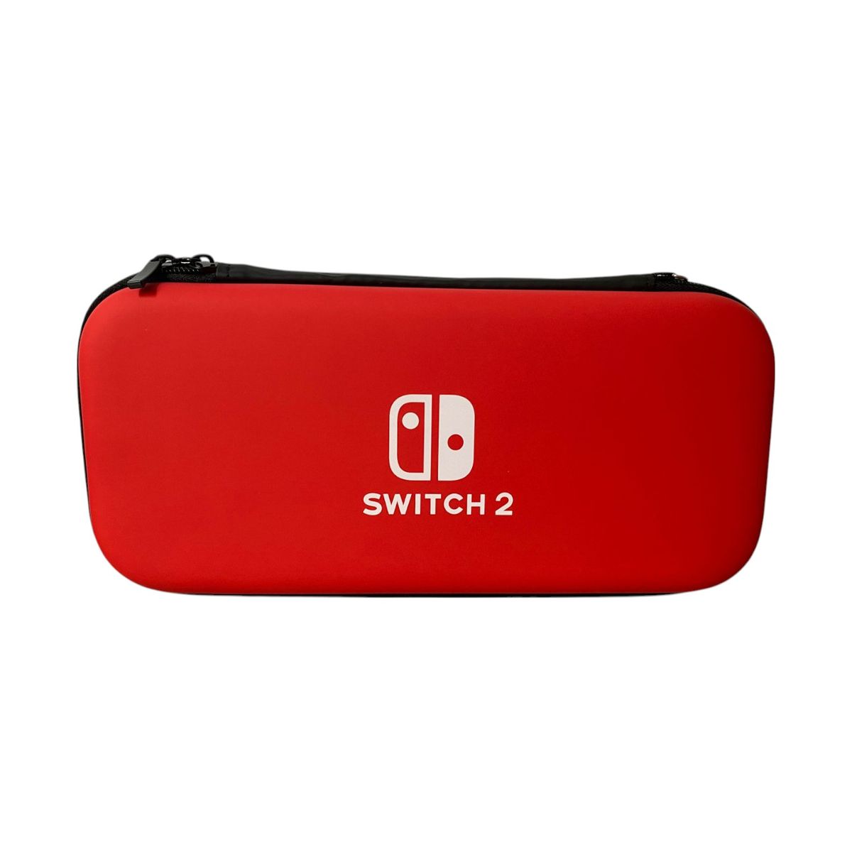 GENERICO - Estuche Rígido Rojo + Vidrio + 2 Grips Compatible Con Switch 2