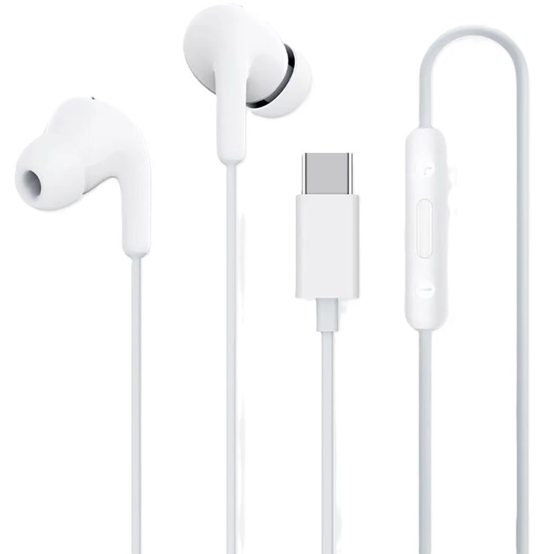 XIAOMI - Auriculares Con Cable Xiaomi Tipo C +micrófonom2413e1 Color Blanco