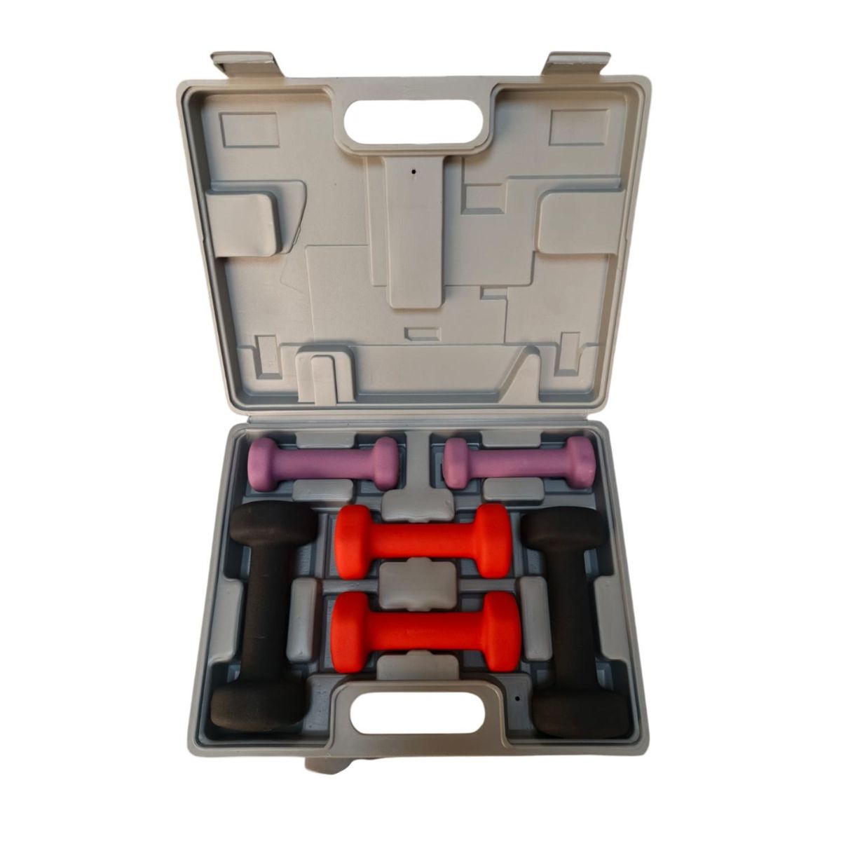 ATHLETIC - Mancuernas Athletic 6 kilos Set 3 Pares Cubierta Neopreno