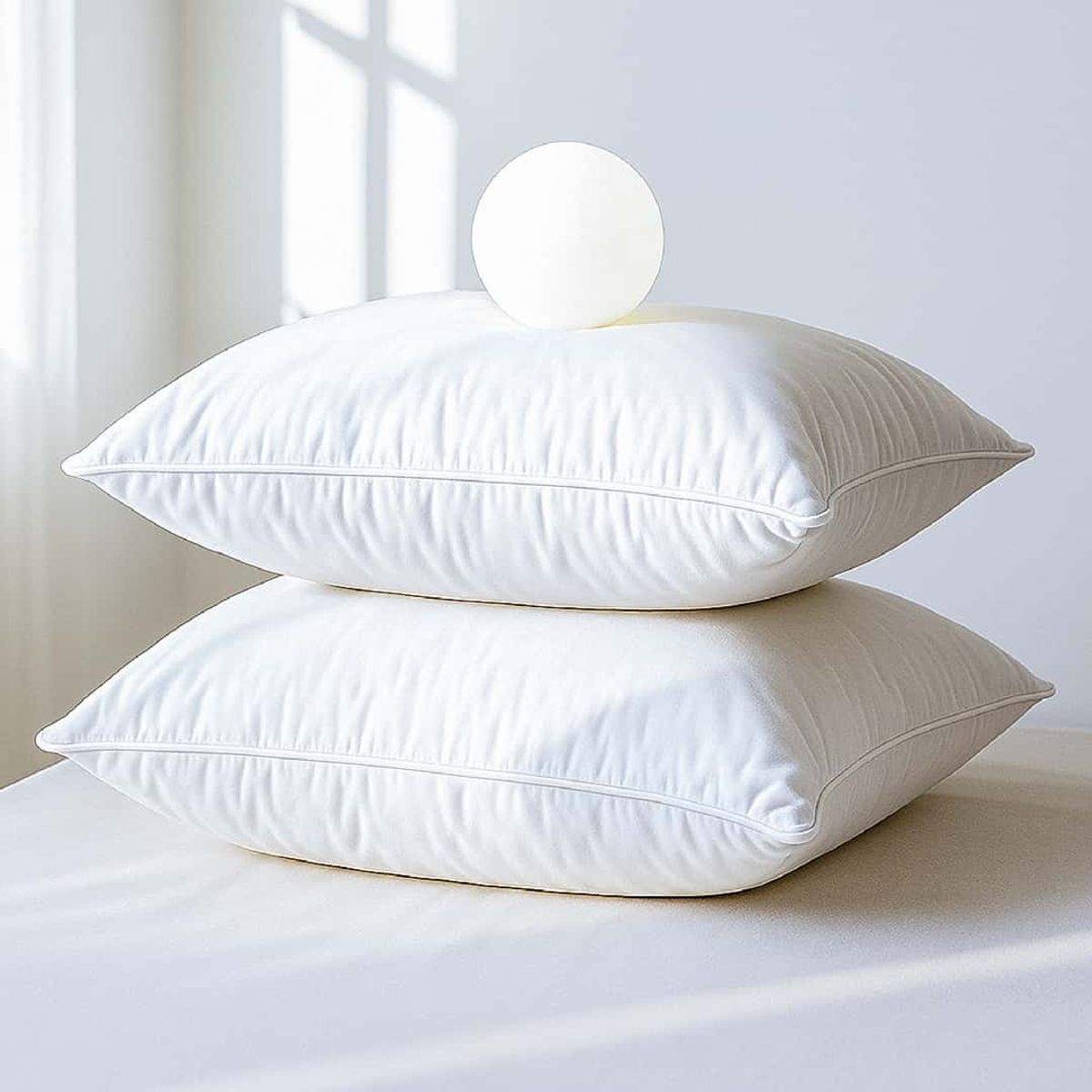 PLUMA LUNA - Almohada Hotelera sintetica king  50X90 Firme