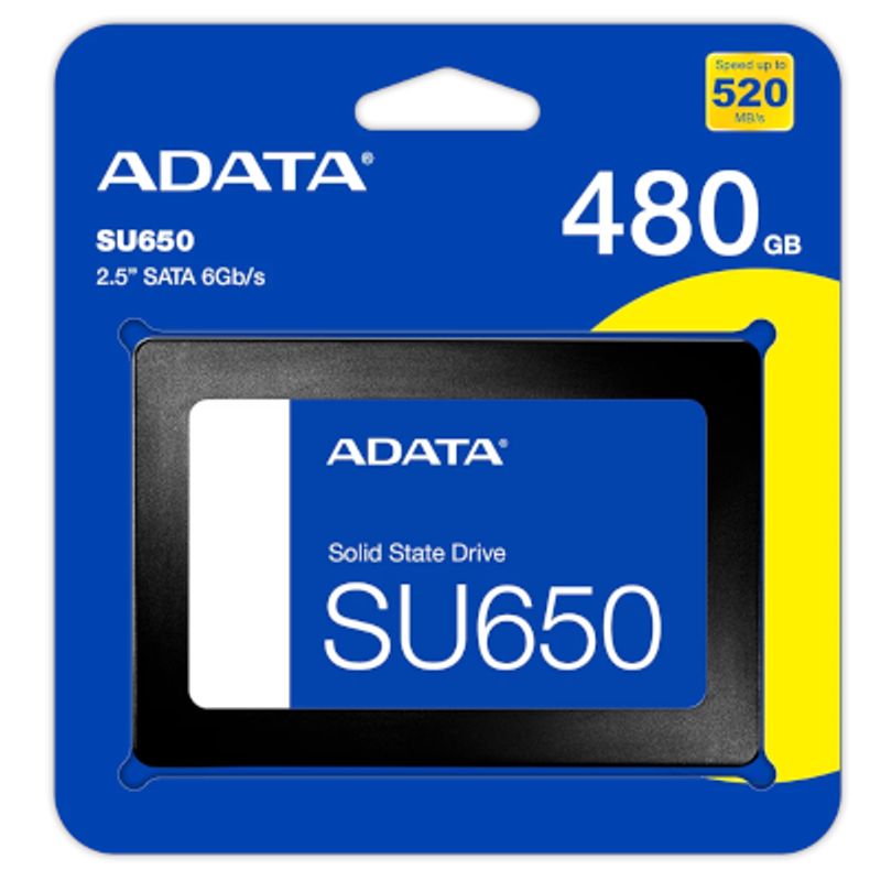 ADATA - SSD ADATA SU650 512 GB SATA III 25″  Rendimiento confiable