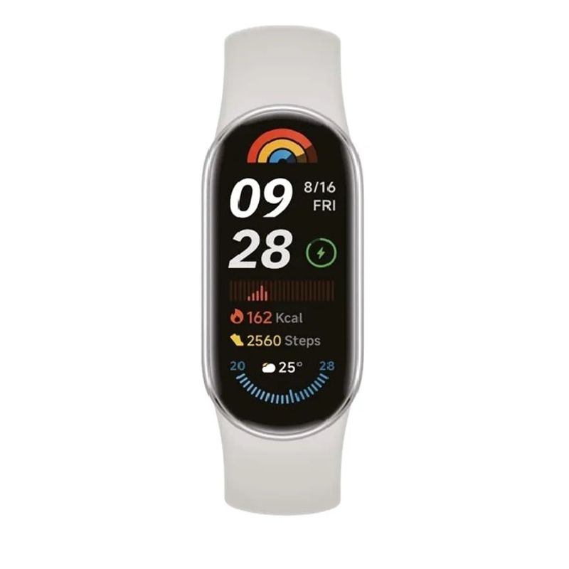 XIAOMI - Pulsera Inteligente Xiaomi Smart Band 9 Gris Correa de Silicona Gris