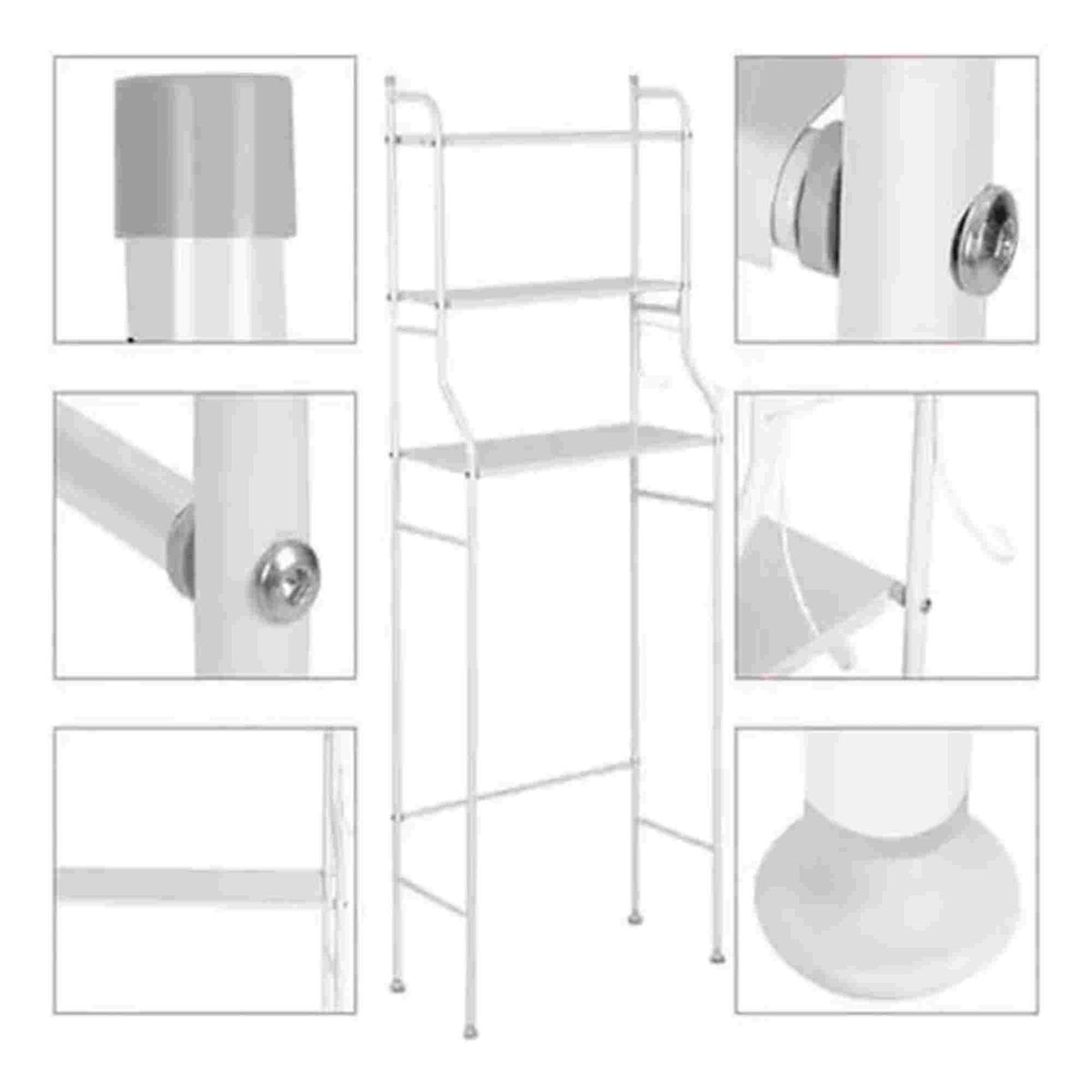 GENERICO - Organizador de Baño 3 Niveles Estante Ahorrador de Espacio y Estilo