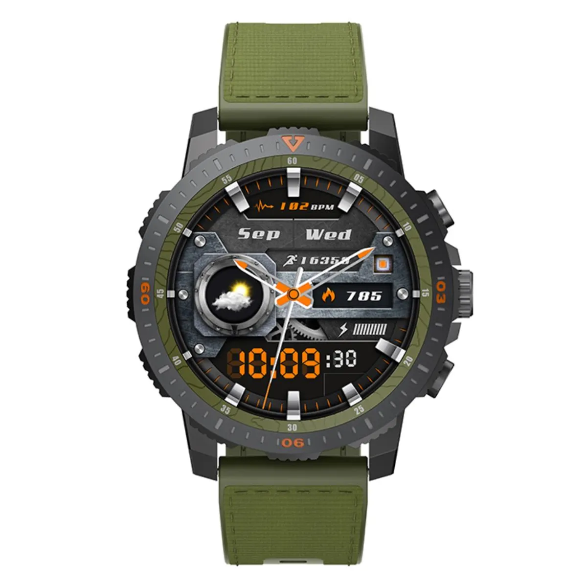 OEM - Reloj Inteligente Lc313 Militar Para Deportes Al Aire Brújula Linterna