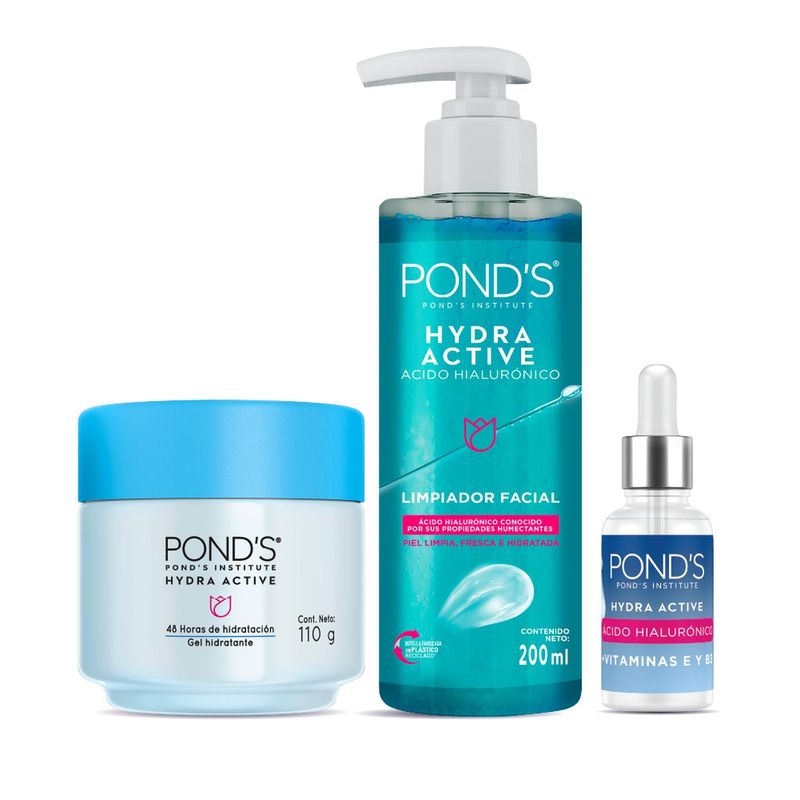 PONDS - Kit 3 piezas Desmaquillante Ponds Hydra