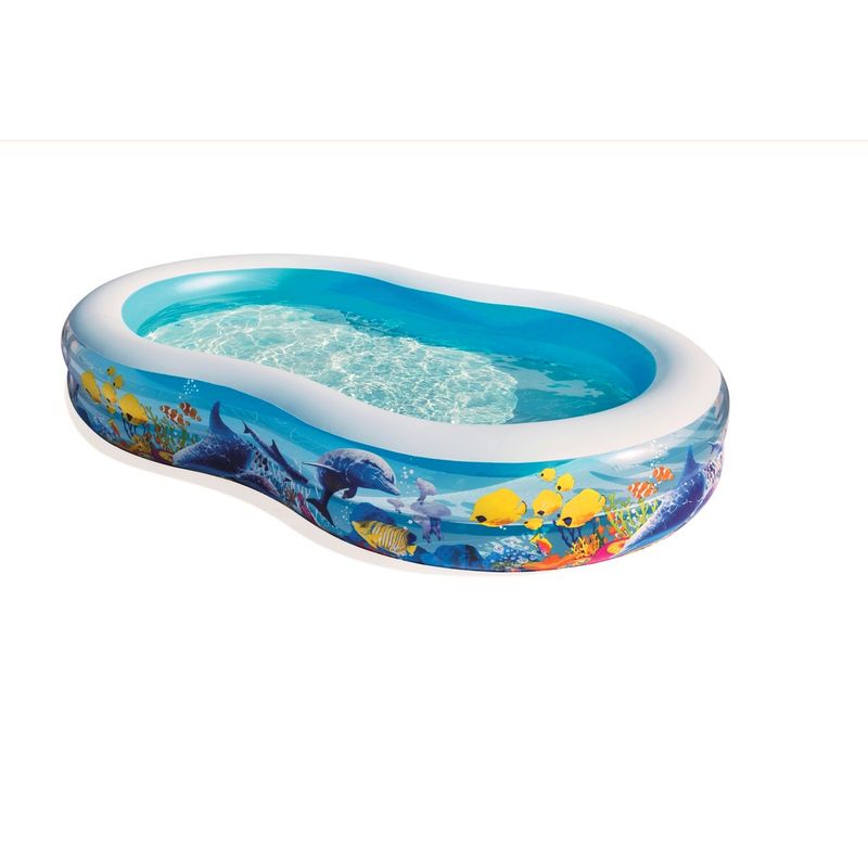 BESTWAY - Piscina Inflable Ovalada Bestway 54118 544l Peces