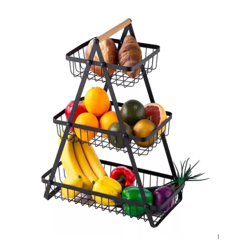 GENERICO - Frutero organizador de 3 niveles