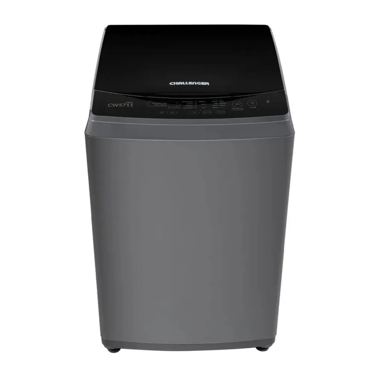 CHALLENGER - Lavadora CHALLENGER 11kg24lb Carga Superior CW-5711 Gris
