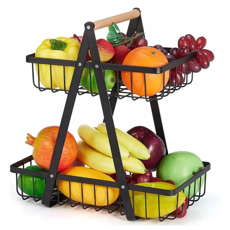 GENERICO - Frutero organizador 2 niveles