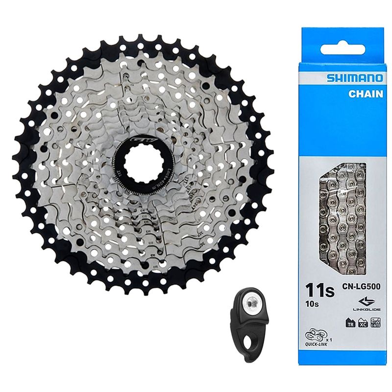 GW - Pacha Cassette Gw 11v 11-42 + Cadenilla Shimano Bicicleta